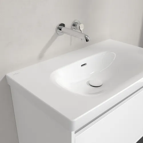 Bild von VILLEROY BOCH Skyla Schrankwaschtisch, 800 x 460 x 160 mm, Weiß Alpin, mit Überlauf #5A518201