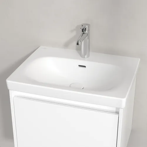 Bild von VILLEROY BOCH Skyla Waschbecken, 600 x 460 x 163 mm, Stone White CeramicPlus, mit Überlauf #5A5160RW