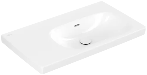 Bild von VILLEROY BOCH Skyla Schrankwaschtisch, 800 x 460 x 160 mm, Weiß Alpin CeramicPlus, mit Überlauf #5A52R3R1