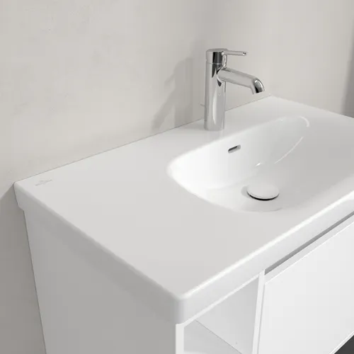 Bild von VILLEROY BOCH Skyla Schrankwaschtisch, 800 x 460 x 160 mm, Weiß Alpin CeramicPlus, mit Überlauf #5A52R1R1