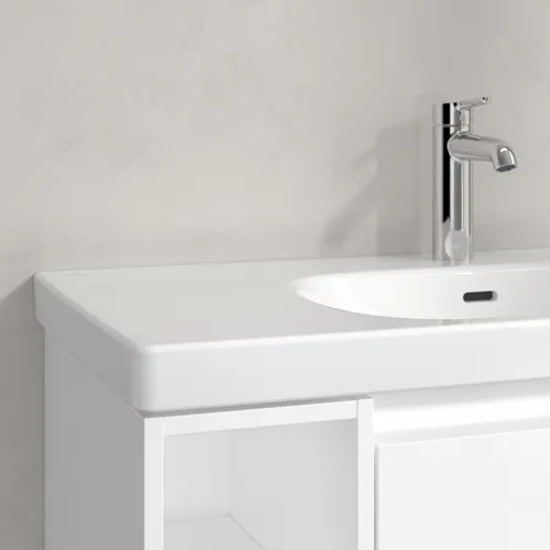 Bild von VILLEROY BOCH Skyla Schrankwaschtisch, 800 x 460 x 160 mm, Weiß Alpin CeramicPlus, mit Überlauf #5A52R1R1
