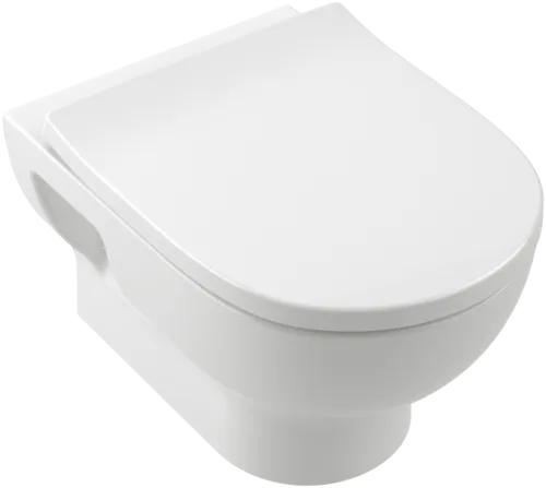 Bild von VILLEROY BOCH O.novo Tiefspül-WC spülrandlos, wandhängend, mit TwistFlush[e³], Weiß Alpin #5C39C001