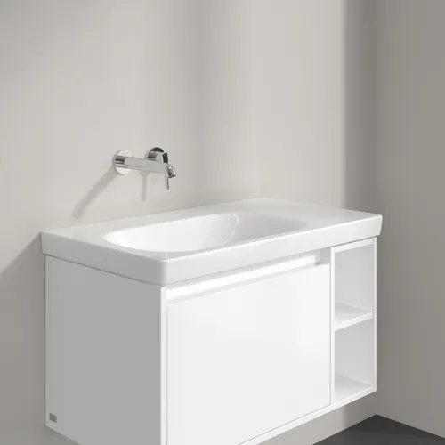 Bild von VILLEROY BOCH Skyla Schrankwaschtisch, 800 x 460 x 160 mm, Weiß Alpin, ohne Überlauf #5A52L401