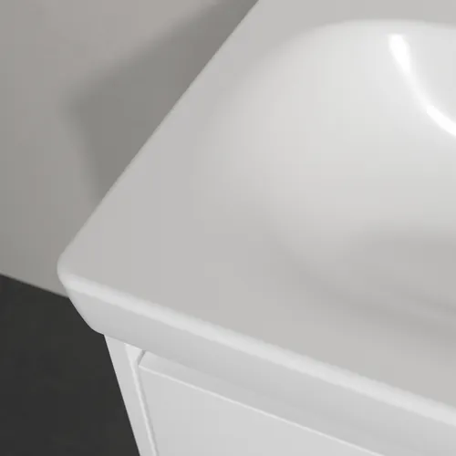 Bild von VILLEROY BOCH Skyla Schrankwaschtisch, 800 x 460 x 160 mm, Stone White CeramicPlus, ohne Überlauf #5A52L4RW