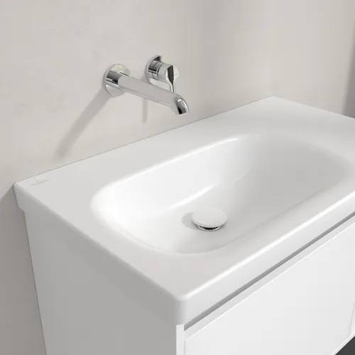 Bild von VILLEROY BOCH Skyla Schrankwaschtisch, 800 x 460 x 160 mm, Stone White CeramicPlus, ohne Überlauf #5A52L4RW