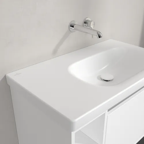 Bild von VILLEROY BOCH Skyla Schrankwaschtisch, 800 x 460 x 160 mm, Stone White CeramicPlus, ohne Überlauf #5A52R4RW