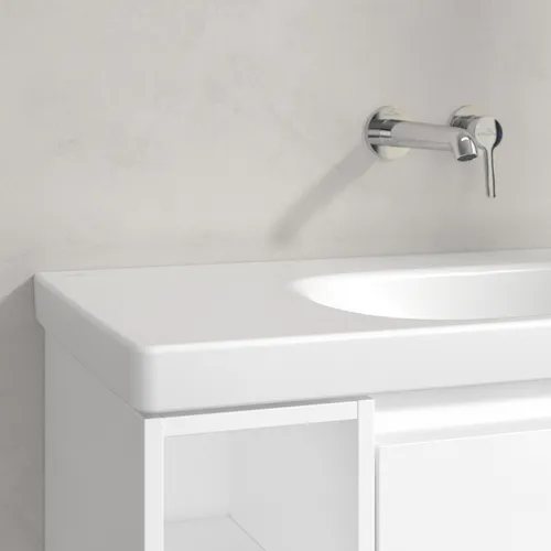 Bild von VILLEROY BOCH Skyla Schrankwaschtisch, 800 x 460 x 160 mm, Stone White CeramicPlus, ohne Überlauf #5A52R4RW