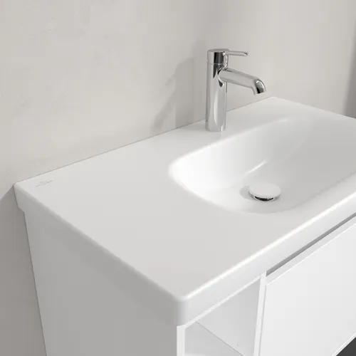 Bild von VILLEROY BOCH Skyla Schrankwaschtisch, 800 x 460 x 160 mm, Stone White CeramicPlus, ohne Überlauf #5A52R2RW