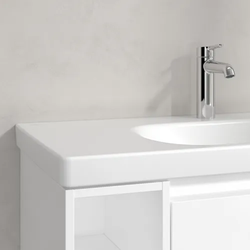 Bild von VILLEROY BOCH Skyla Schrankwaschtisch, 800 x 460 x 160 mm, Stone White CeramicPlus, ohne Überlauf #5A52R2RW