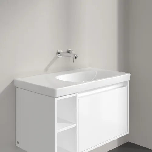 Bild von VILLEROY BOCH Skyla Schrankwaschtisch, 800 x 460 x 160 mm, Weiß Alpin, ohne Überlauf #5A52R401