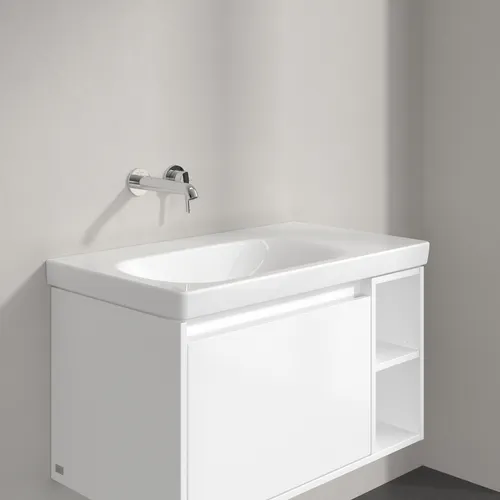 Bild von VILLEROY BOCH Skyla Schrankwaschtisch, 800 x 460 x 160 mm, Weiß Alpin CeramicPlus, ohne Überlauf #5A52L4R1