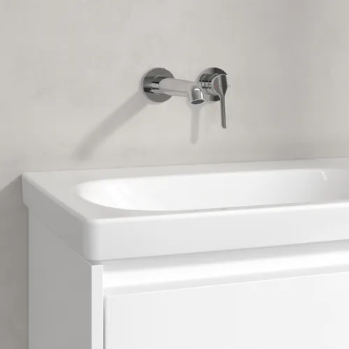 Bild von VILLEROY BOCH Skyla Schrankwaschtisch, 800 x 460 x 160 mm, Weiß Alpin CeramicPlus, ohne Überlauf #5A52L4R1