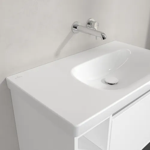 Bild von VILLEROY BOCH Skyla Schrankwaschtisch, 800 x 460 x 160 mm, Weiß Alpin CeramicPlus, ohne Überlauf #5A52R4R1