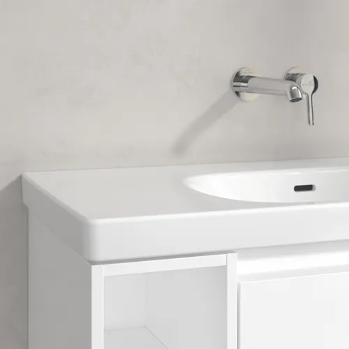 Bild von VILLEROY BOCH Skyla Schrankwaschtisch, 800 x 460 x 160 mm, Weiß Alpin, mit Überlauf #5A52R301
