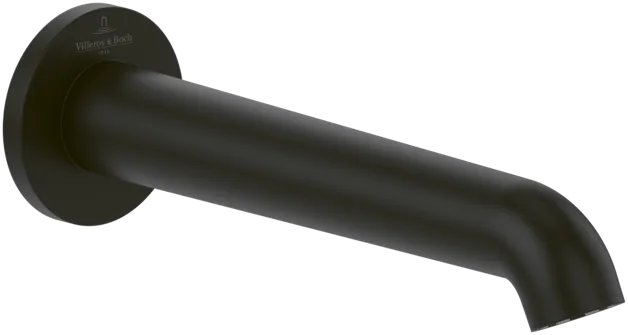 Bild von VILLEROY BOCH Skyla Badewannenauslauf für Wandmontage, Matt Black #TVT116001000K5