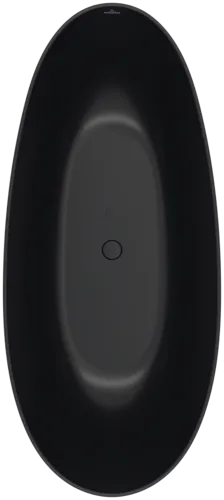 Bild von VILLEROY BOCH Antao freistehende Badewanne, 1700 x 750 mm, Pure Black #UBQ170TAO7V-R7