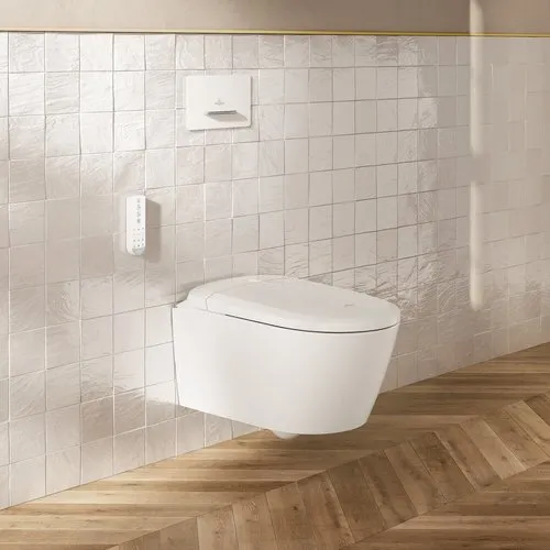 Bild von VILLEROY BOCH ViConnect Installationssysteme WC-Betätigungsplatte Supreo, Glass Glossy White #V99442RE