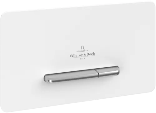 Bild von VILLEROY BOCH ViConnect Installationssysteme WC-Betätigungsplatte Supreo, Glass Glossy White #V99442RE