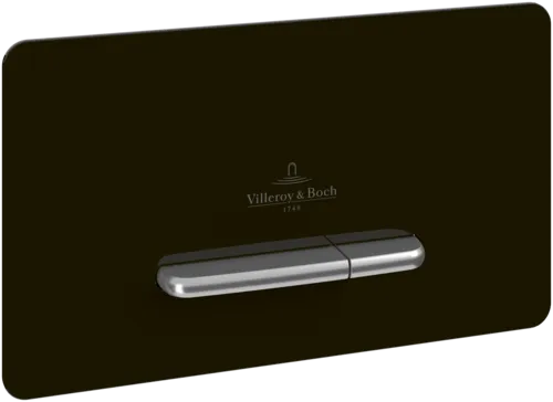 Bild von VILLEROY BOCH ViConnect Installationssysteme WC-Betätigungsplatte Supreo, Glass Glossy Black #V99442RB