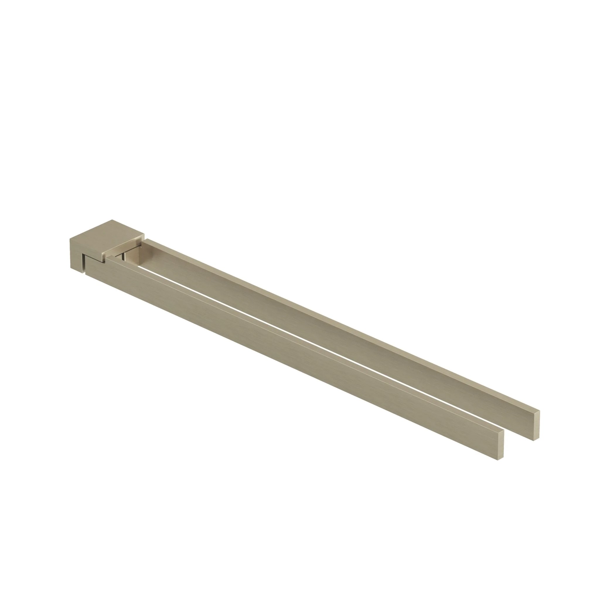 Bild von KLUDI Doppel-Handtuchhalter #31977N5 - Brushed Nickel