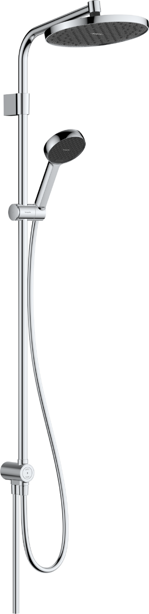 Bild von HANSGROHE Activera S Showerpipe 240 1jet EcoSmart Reno Varia #28074000 - Chrom