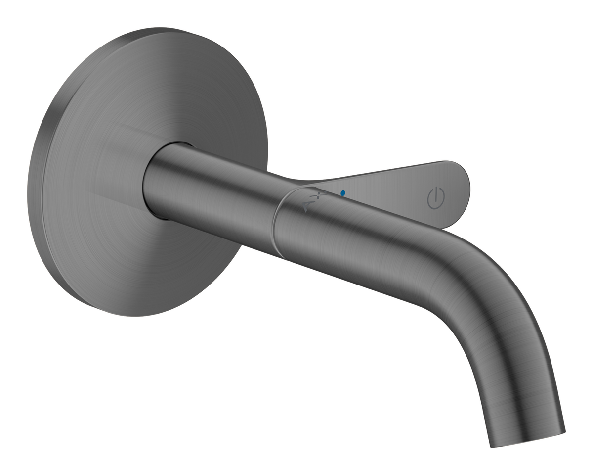Bild von HANSGROHE AXOR One Waschtischmischer Unterputz für Wandmontage Select mit Auslauf 160 mm #48180340 - Brushed Black Chrome