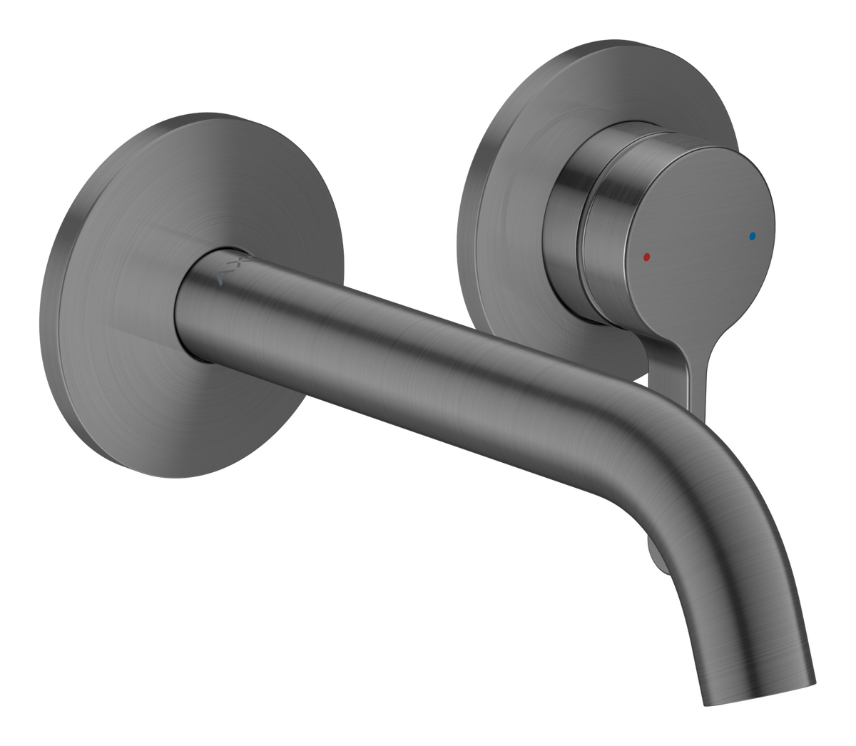 Bild von HANSGROHE AXOR One Einhebel-Waschtischmischer Unterputz für Wandmontage mit Hebelgriff und Auslauf 160 mm #48170340 - Brushed Black Chrome