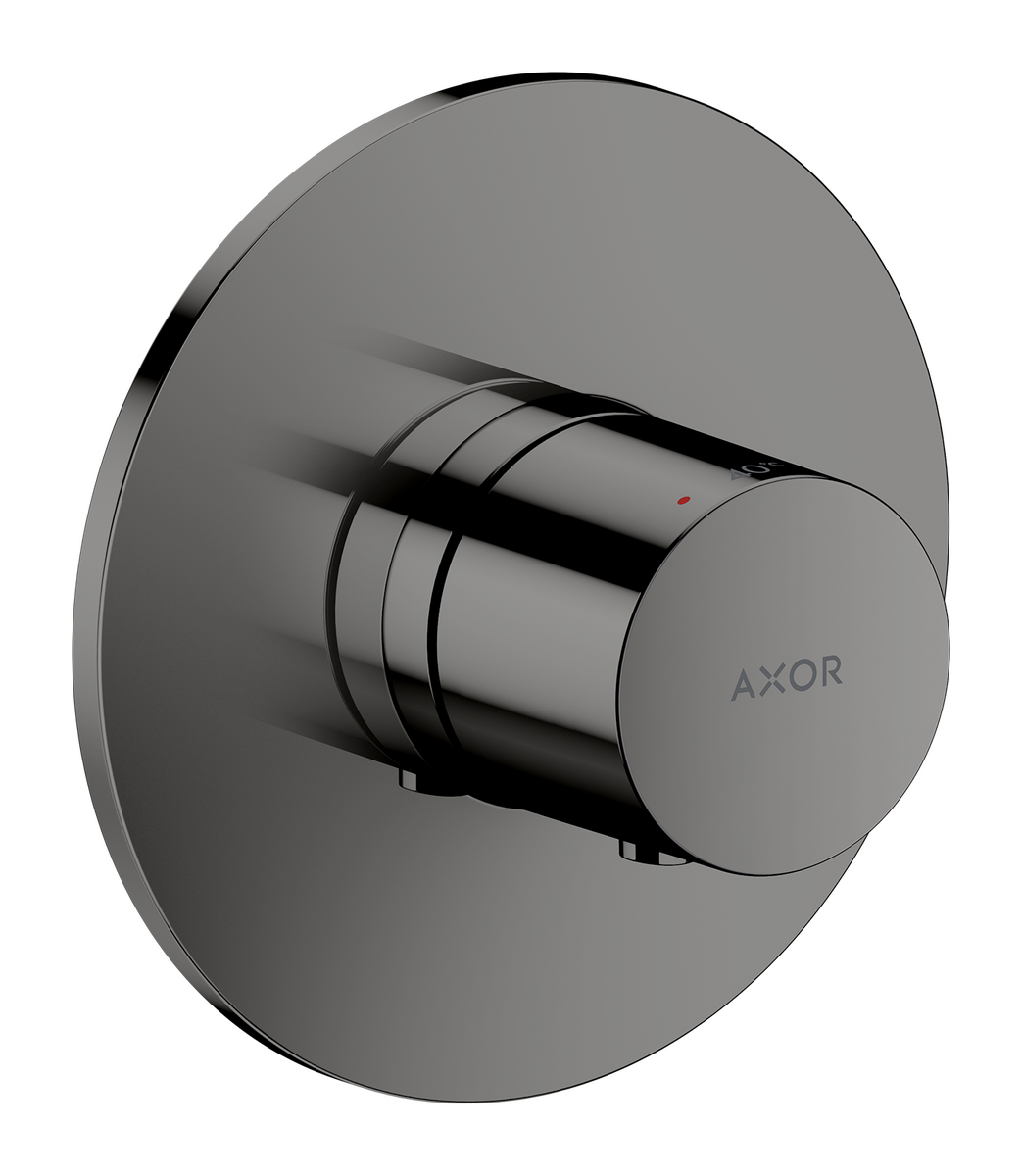 Bild von HANSGROHE AXOR One Thermostat Unterputz #48711330 - Polished Black Chrome