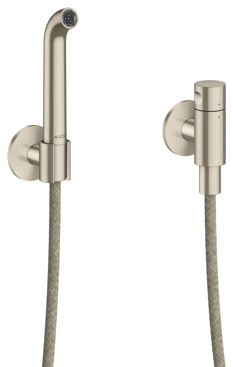 Bild von HANSGROHE AXOR One Gießrohrset #48655820 - Brushed Nickel