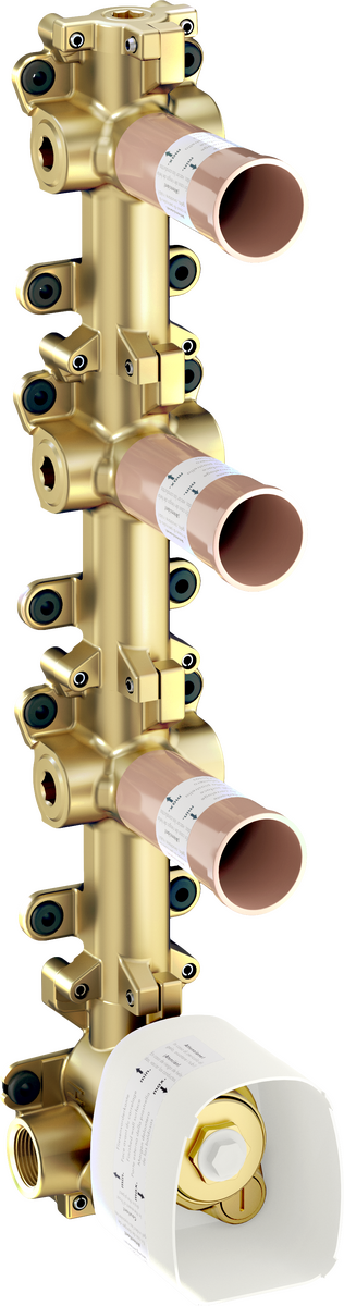Bild von HANSGROHE AXOR One Grundkörper für Thermostatmodul Unterputz für 3 Verbraucher #48710180