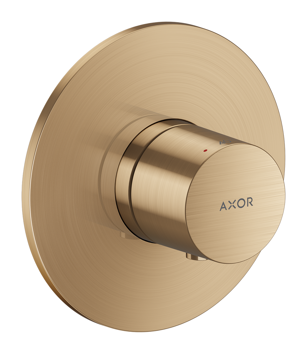 Bild von HANSGROHE AXOR One Thermostat Unterputz #48711140 - Brushed Bronze