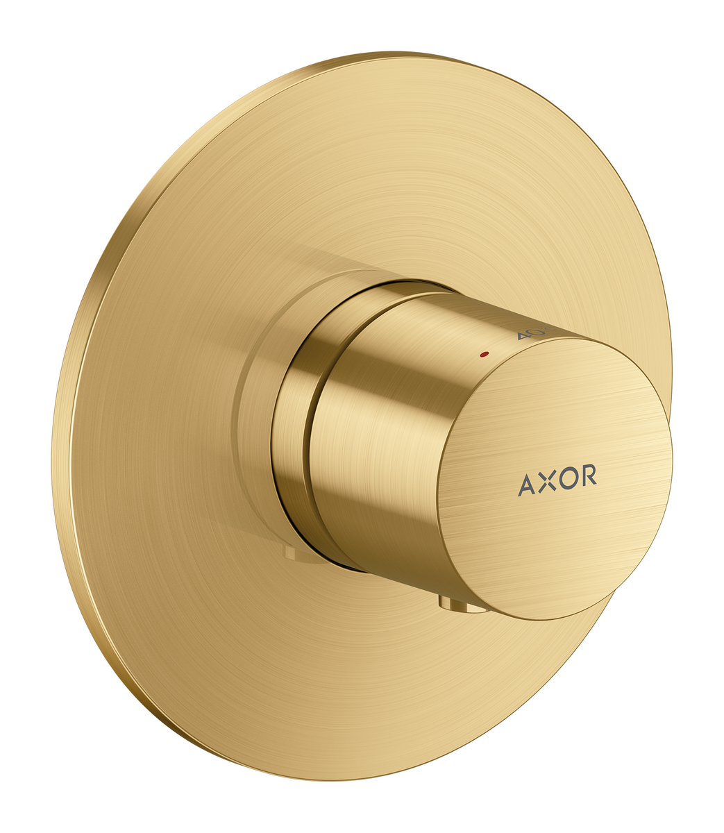 Bild von HANSGROHE AXOR One Thermostat Unterputz #48711250 - Brushed Gold Optic