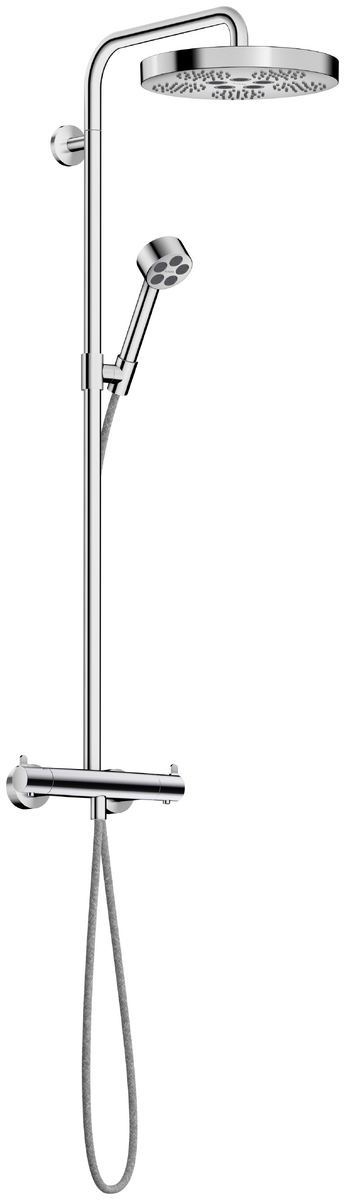 Bild von HANSGROHE AXOR One Showerpipe mit Thermostat und Kopfbrause 280 1jet #48794000 - Chrom