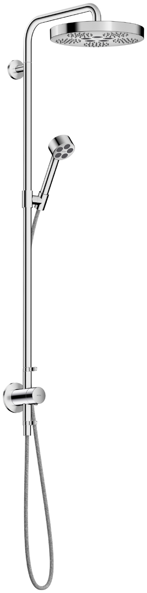 Bild von HANSGROHE AXOR One Showerpipe mit Thermostat und Kopfbrause 280 1jet EcoSmart Unterputz #48797000 - Chrom