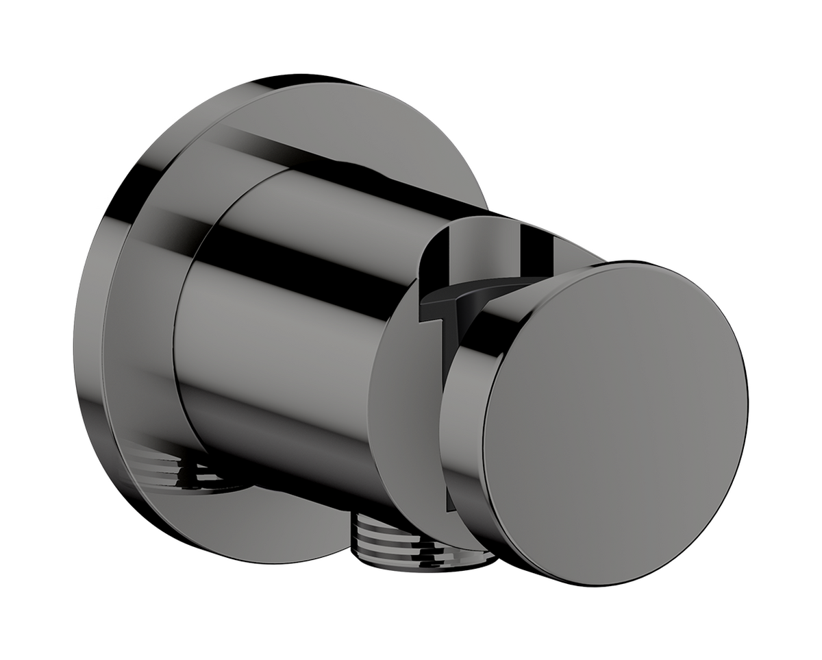 Bild von HANSGROHE AXOR One Portereinheit rund #48780330 - Polished Black Chrome