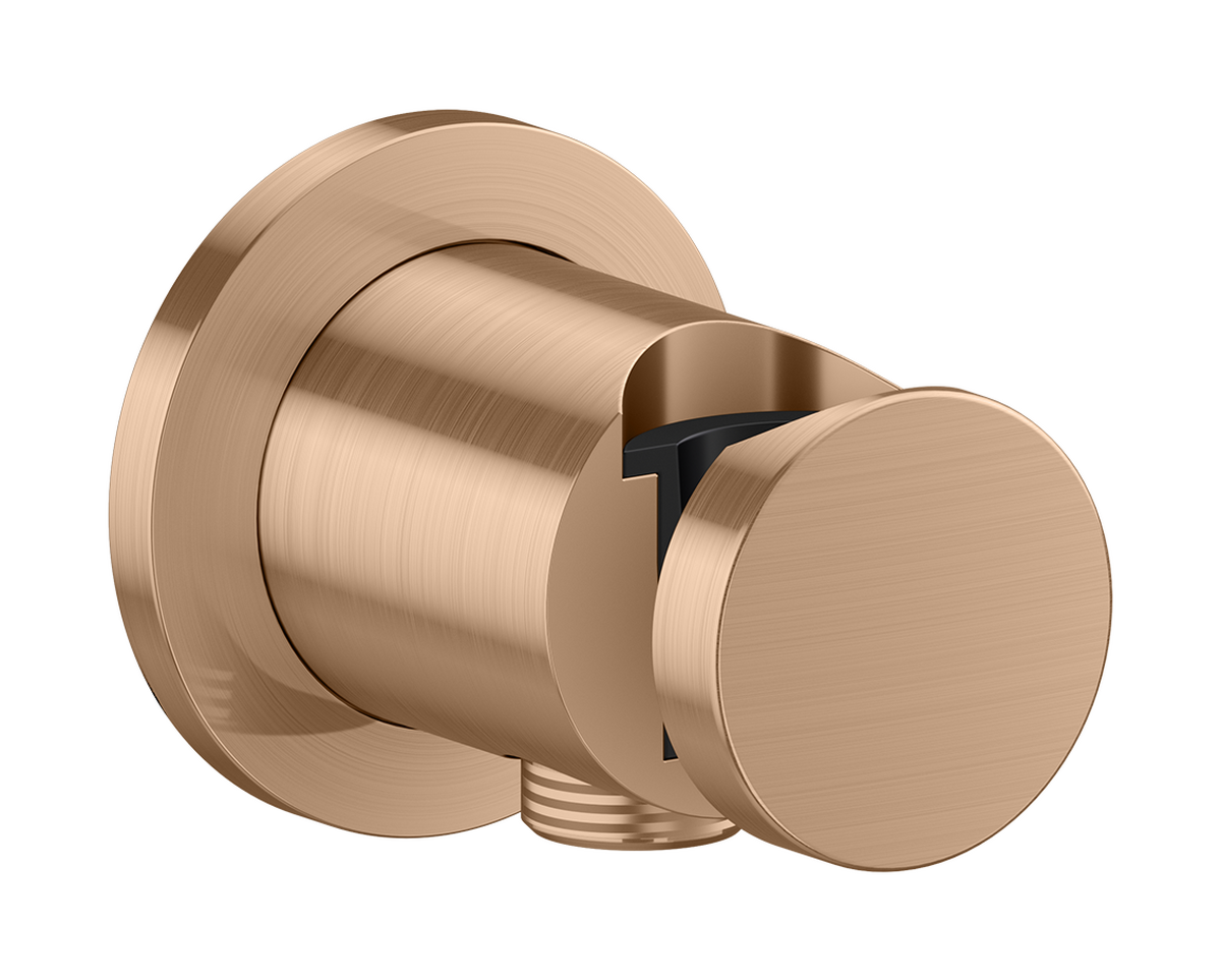 Bild von HANSGROHE AXOR One Portereinheit rund #48780310 - Brushed Red Gold