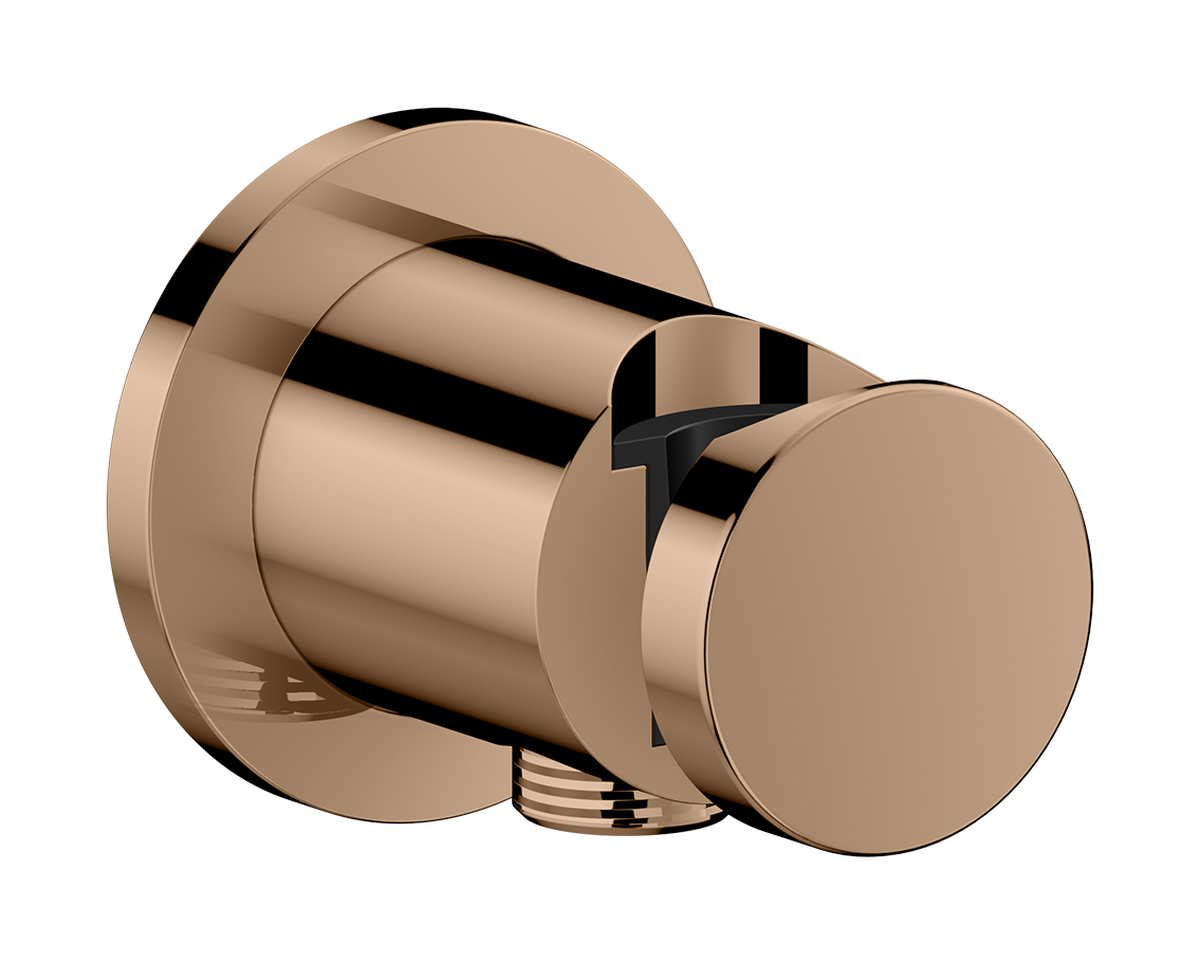 Bild von HANSGROHE AXOR One Portereinheit rund #48780300 - Polished Red Gold