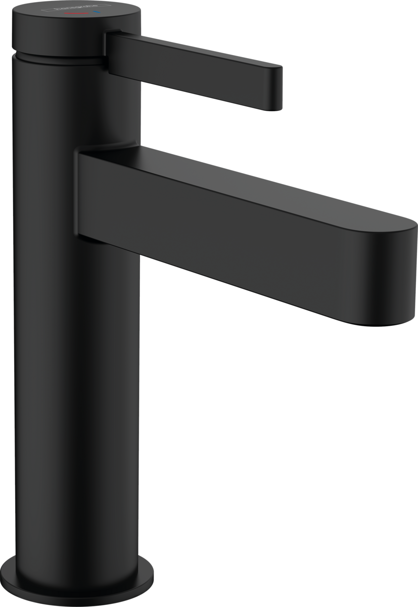 Picture of HANSGROHE Finoris Single lever basin mixer 110 CoolStart with pop-up waste set #76025670 - Matt Black