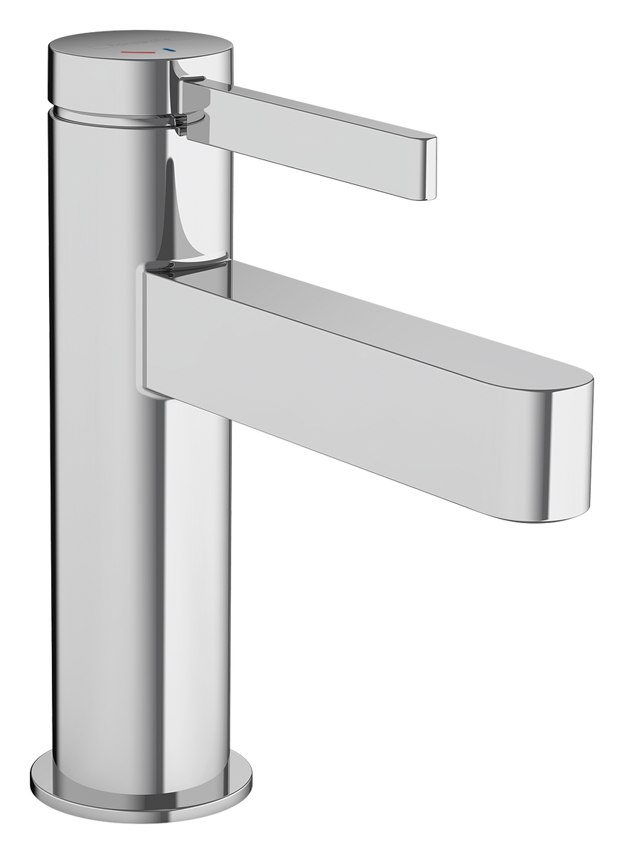 Picture of HANSGROHE Finoris Single lever basin mixer 100 CoolStart with push-open waste set #76012670 - Matt Black