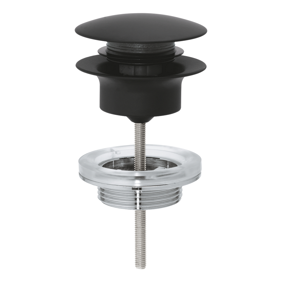 Bild von GROHE Ablaufgarnitur mit Druckstopfen #29510KF0 - phantom black