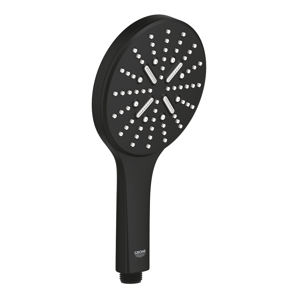 Bild von GROHE Rainshower SmartActive 130 Handbrause 3 Strahlarten #22127KF0 - phantom black