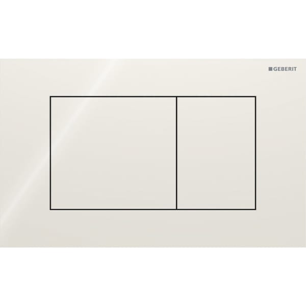 Bild von GEBERIT Sigma40 Betätigungsplatte für 2-Mengen-Spülung, Square #115.629.JL.1 - sandgrau