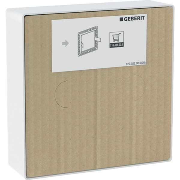 GEBERIT Bauschutz für Abdeckplatte flächenbündig, für UP-Funktionsbox #244.654.00.1