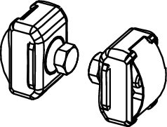 TECE TECE-Ersatzteil Fußbremse mit Stahlfeder #9820447
