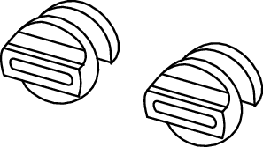 TECE TECE-Klemmschrauben für schmale Spülkästen #9820191