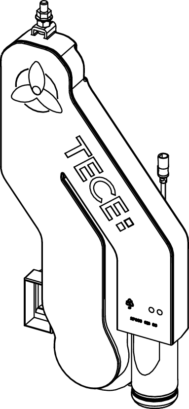 TECE TECE-Ersatzteil Geruchabsaugung für TECElux "ceramic-Air" #9820311