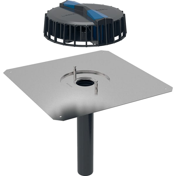 GEBERIT Pluvia Dachwassereinlauf mit Anschlussblech #359.108.00.1