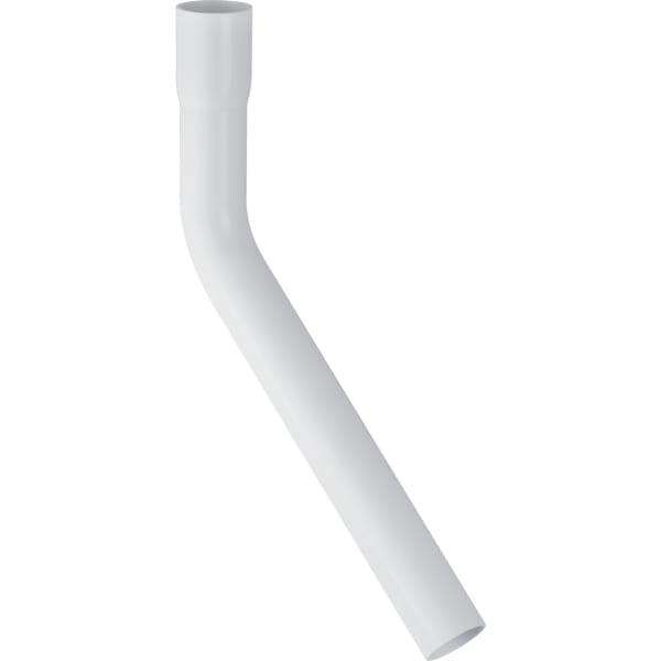 GEBERIT Spülbogenverlängerung 45°, 30 x 10 cm, mit Steckmuffe #118.020.11.1 - weiß-alpin