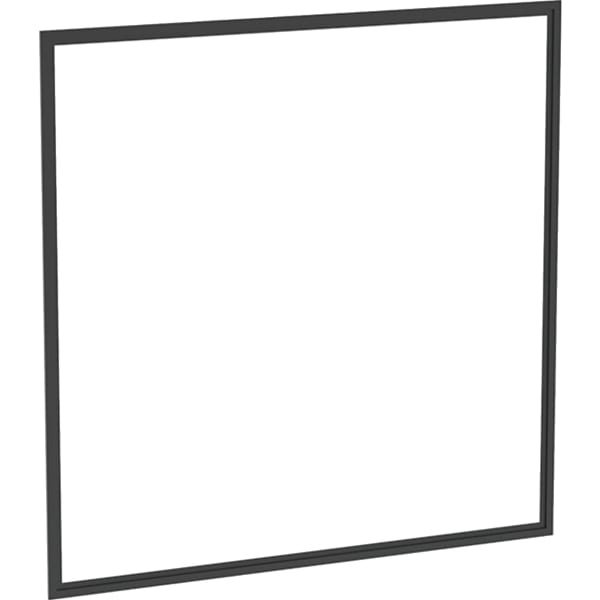 GEBERIT Abdeckrahmen für Geberit ONE Spiegelschrank, UP-Montage #505.841.00.3 - schwarz matt / Aluminium pulverbeschichtet