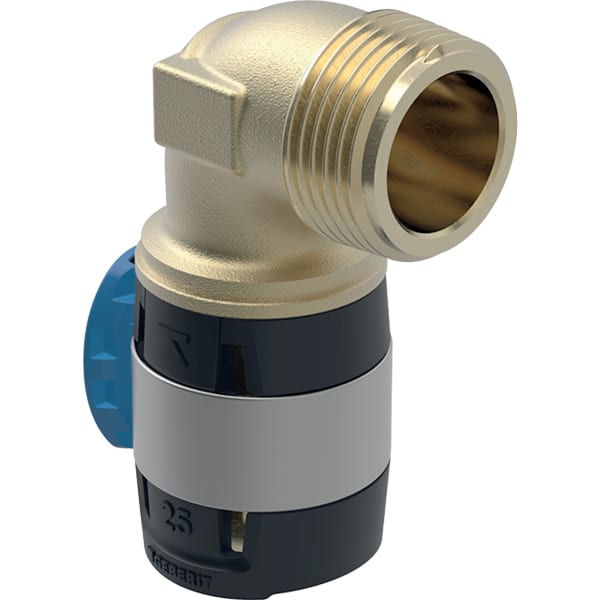 GEBERIT FlowFit Übergangsbogen 90° mit Außengewinde #620.521.00.1